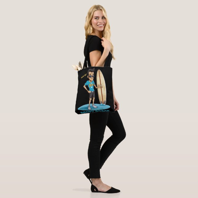 Bolso De Tela Brody Ocean Wavecrest (Puesto)