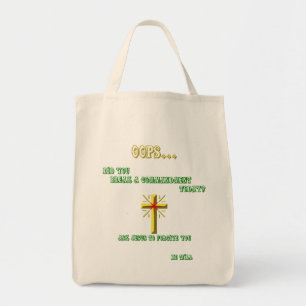 Bolso De Tela Broken Command Christian