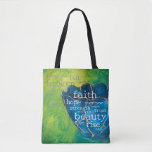 "Broken to Beauty" Art Tote Bag (med)