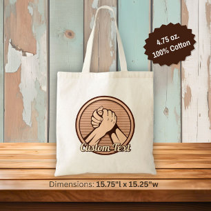 Bolso De Tela Bronce en lucha armada