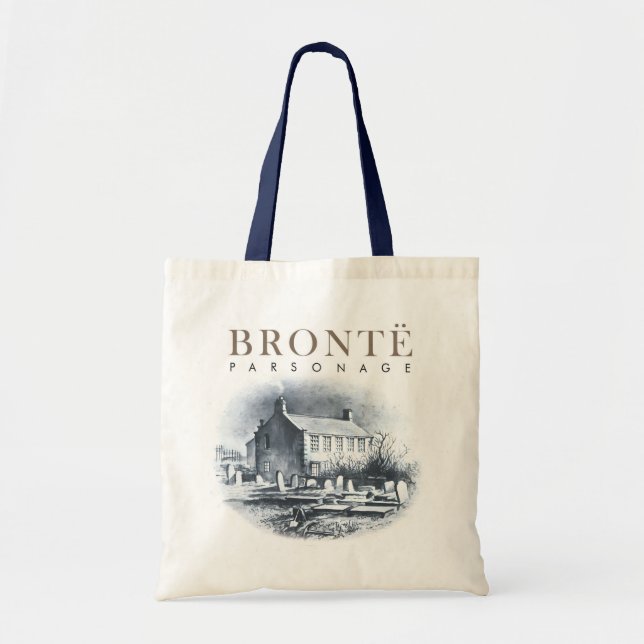 Bolso De Tela Bronte Parsonage Home of the Brontes (Frente)