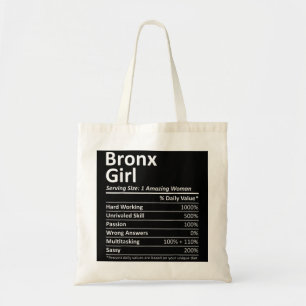 Bolso De Tela BRONX CHICA NY NEW YORK Funny City Home Roots USA