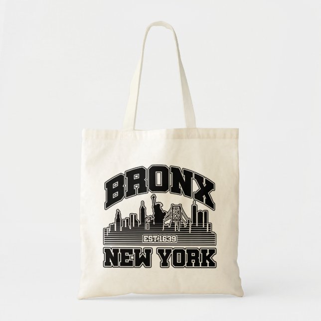 Bolso De Tela Bronx, Nueva York (Frente)