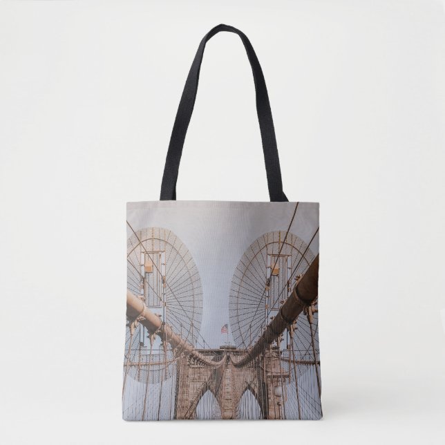 BOLSO DE TELA BROOKLYN BRIDGE NUEVA YORK (Anverso)