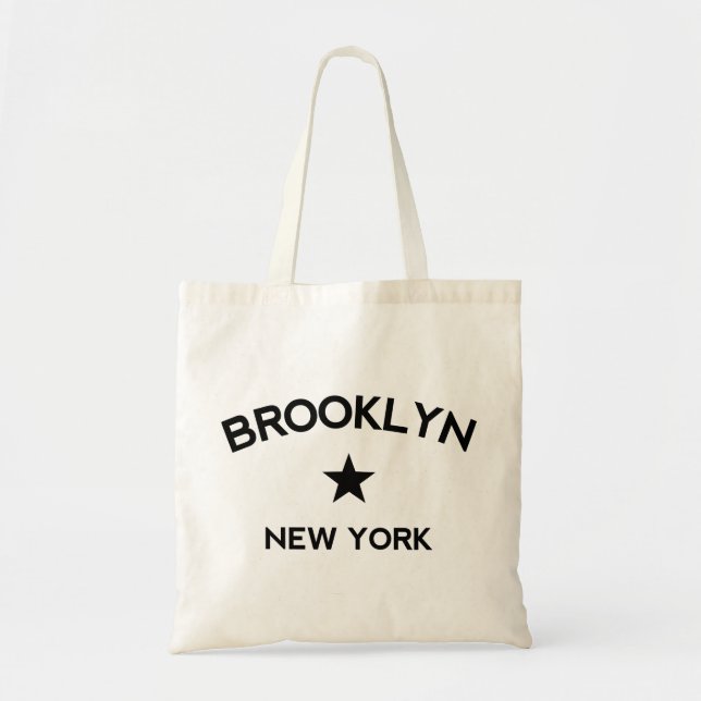 Bolso De Tela Brooklyn New York (Frente)