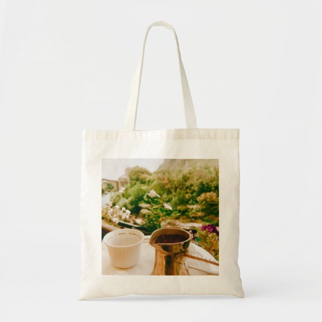Bolso De Tela Brote de café bosnio en Mostar (Frente)