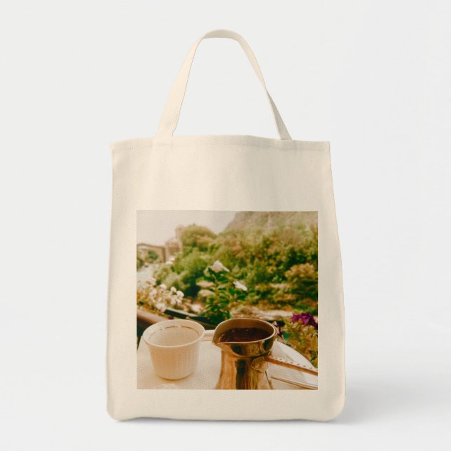 Bolso De Tela Brote de café bosnio en Mostar (Frente)