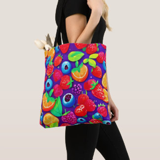 Bolso De Tela Brote de cítricos y bayas