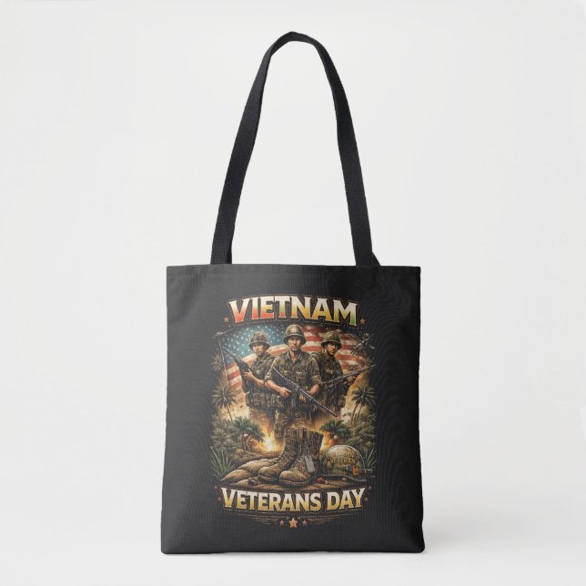 Bolso De Tela Brothers of Vietnam (Anverso)