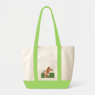 Bolso De Tela Brown Bertha Bag