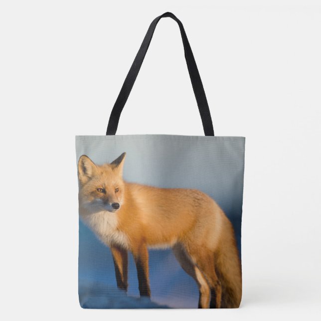 Bolso De Tela Brown Fox Tote Bag (Anverso)