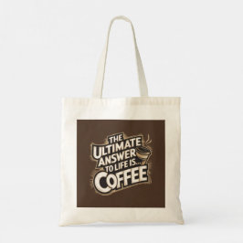 Bolso De Tela Brown La Respuesta Final Es... Coffee Tote Bag