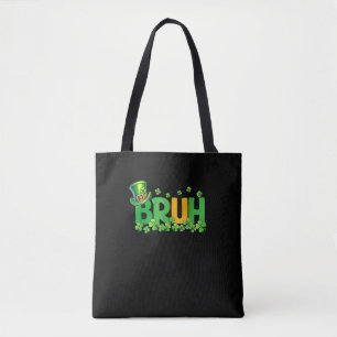 Bolso De Tela Bruh St Patrick's Day Adolescentes niños divertido