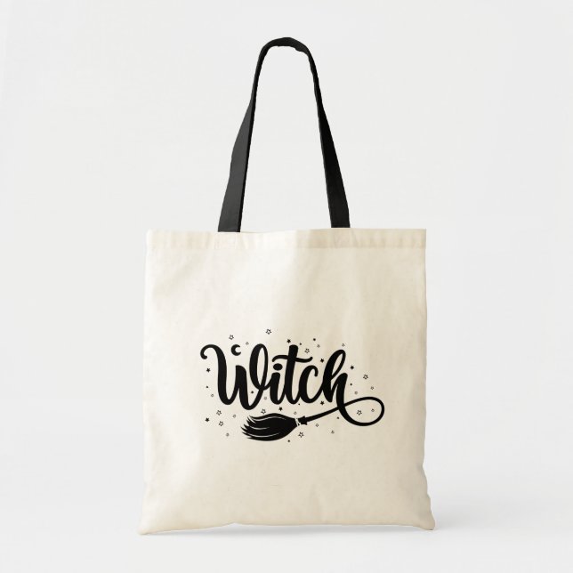 Bolso De Tela Bruja (Frente)