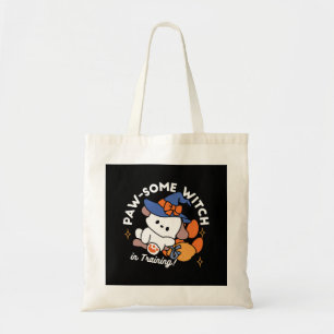 Bolso De Tela Bruja atractiva en entrenamiento - Perro de Hallow