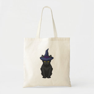 Bolso De Tela Bruja de gato