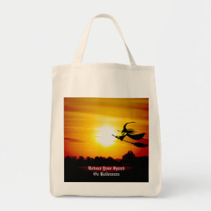 Bolso De Tela Bruja de Halloween