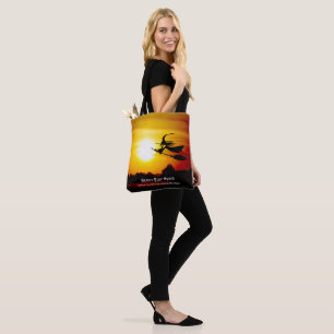 Bolso De Tela Bruja de Halloween