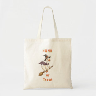 Bolso De Tela Bruja de Halloween Ganso Honk o Truco