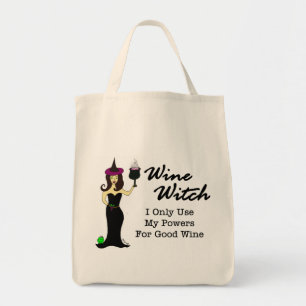 Bolso De Tela Bruja del vino
