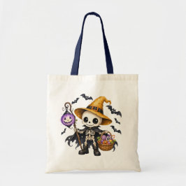 Bolso De Tela Bruja Esqueleto de Bebé Halloween Truco o Trato