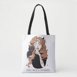 Bolso De Tela Bruja Fierce Mágica empoderada