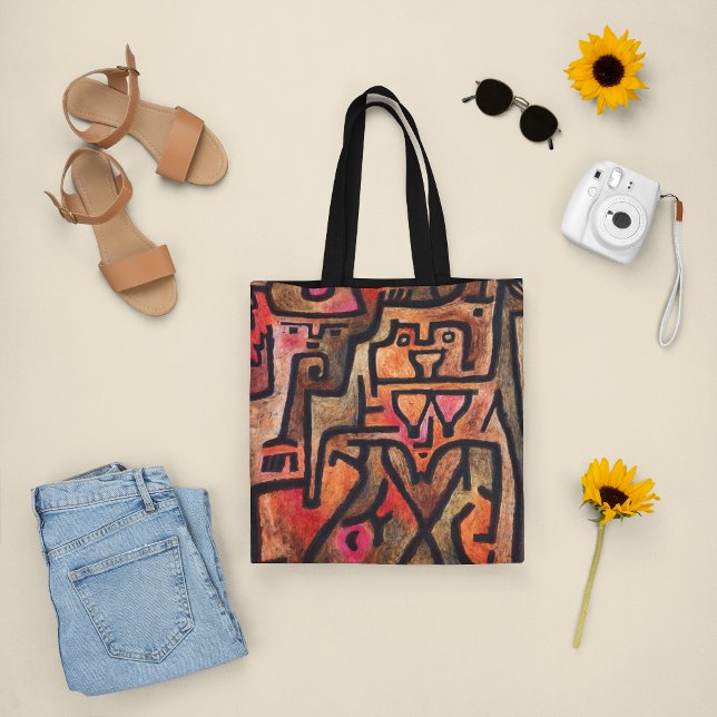 Bolso De Tela Bruja forestal, Paul Klee Resumen de Arte (Subido por el creador)