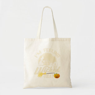 Bolso De Tela Bruja Halloween sintiéndose bruja malvada y divert