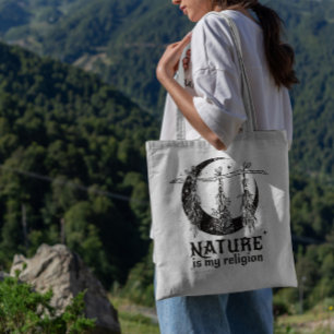 Bolso De Tela Bruja natural