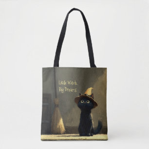 Bolso De Tela Bruja Pequeña, Grandes Sueños