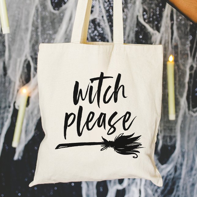 Bolso De Tela Bruja, por favor | Halloween (Subido por el creador)