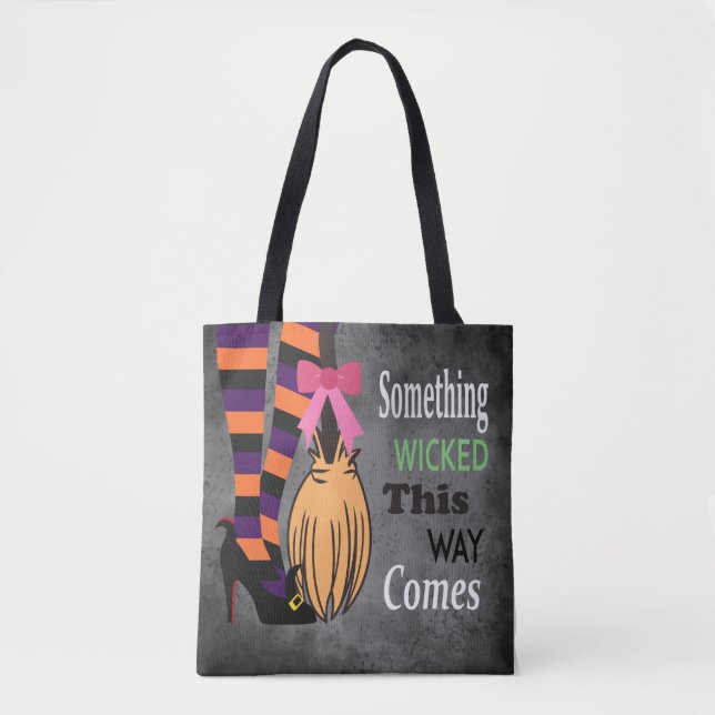 Bolso De Tela Bruja traviesa (Anverso)