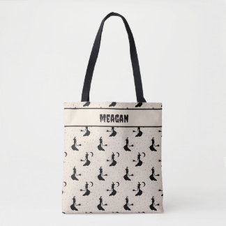Bolso De Tela Bruja Voladora Halloween
