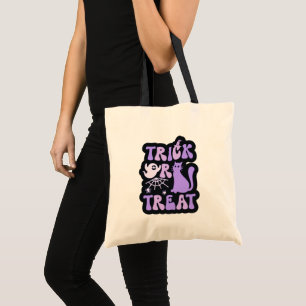 Bolso De Tela brujas moradas y negras gorra truco o trato fantas