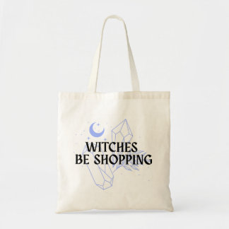 Bolso De Tela Brujas Van de Compras - Periwinkle