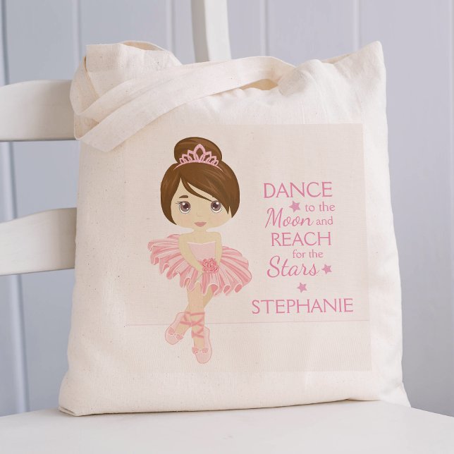 Bolso De Tela Brunette Ballerina Personalizada (Subido por el creador)