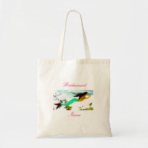 Bolso De Tela Brunette de cola verde
