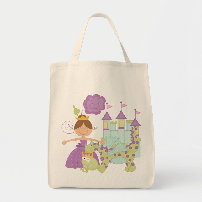 Bolso De Tela Brunette Princess (Frente)