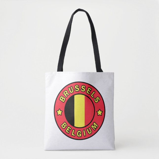 Bolso De Tela Bruselas Bélgica (Anverso)