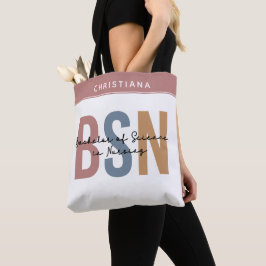 Bolso De Tela BSN, personalizado, Licenciatura en Ciencia en Enf