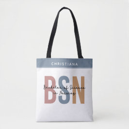 Bolso De Tela BSN, personalizado, Licenciatura en Ciencia en Enf