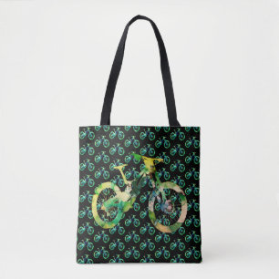Bolso De Tela BTT Downhill Bike Offroad Sport Xtrem Watercolor M
