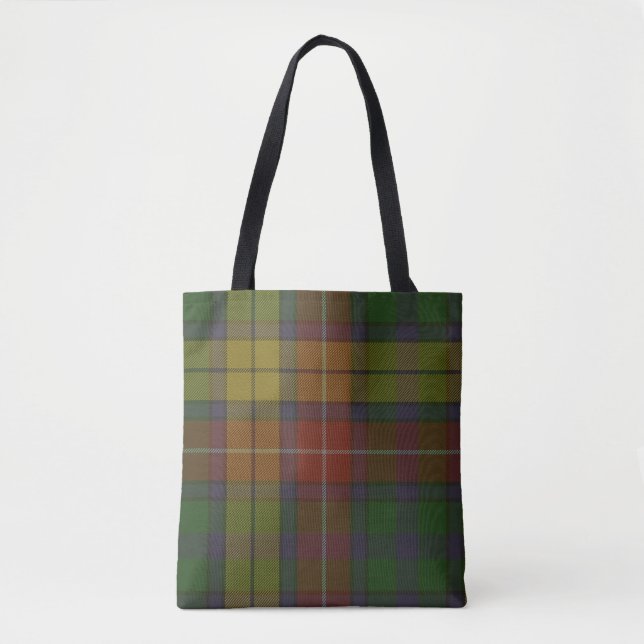 Bolso De Tela Buchanan Clan Tartan (Anverso)