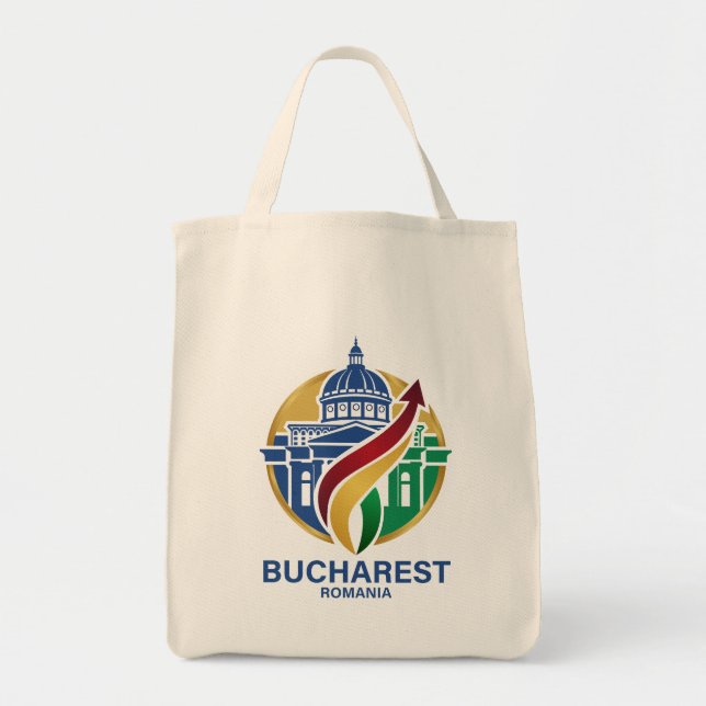 Bolso De Tela Bucharest Romania Eastern European (Frente)