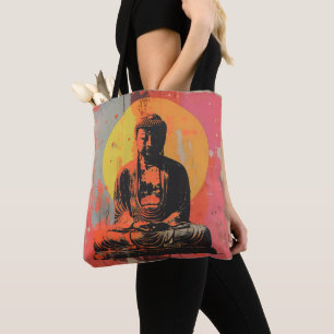Bolso De Tela Buda de arte moderno