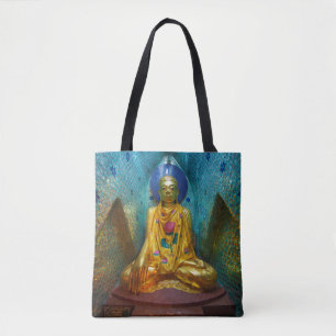 Bolso De Tela Buda en hornacina ornamentada