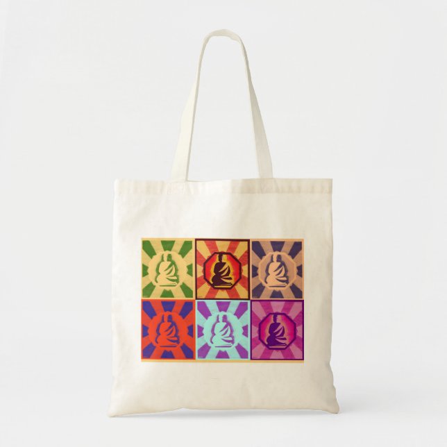 Bolso De Tela Buda -- Estilo del arte pop (Frente)