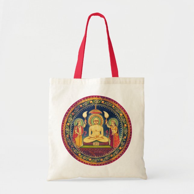Bolso De Tela Buda meditando con yoga (Frente)