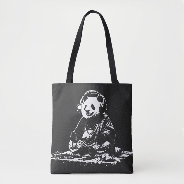 Bolso De Tela Buda Panda (Anverso)