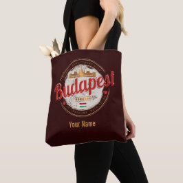 Bolso De Tela Budapest Design Hungría Parlamento Vintage